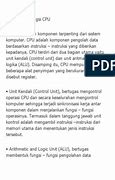 Apa Kepanjangan Dari Cpu Dalam Dunia Komputer