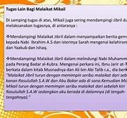 Apa Tugas Malaikat Mikail Dalam Islam